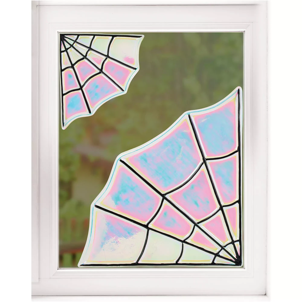 Iridescent Spider Web