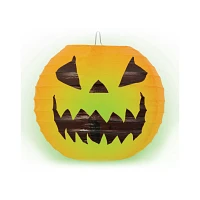Hanging Terrifying Light-Up Jack-O-Lantern