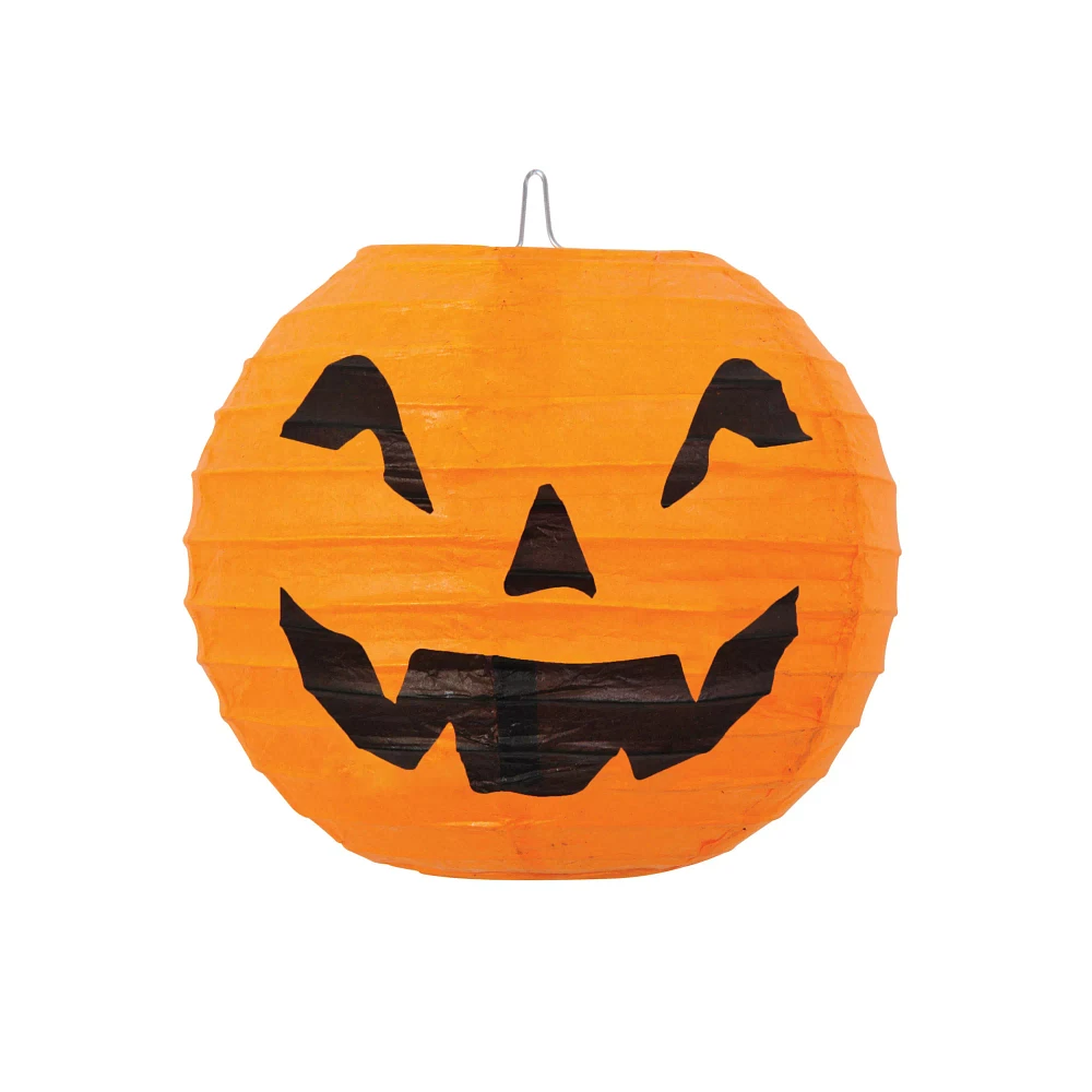 Hanging Happy Light-Up Jack-O-Lantern