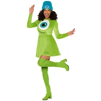 Adult Mike Wazowski Dress Costume - Monsters Inc.