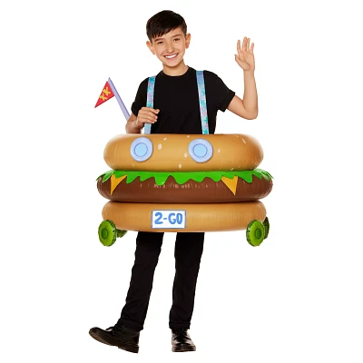 Kids Patty Wagon Ride-Along Inflatable Costume - SpongeBob SquarePants