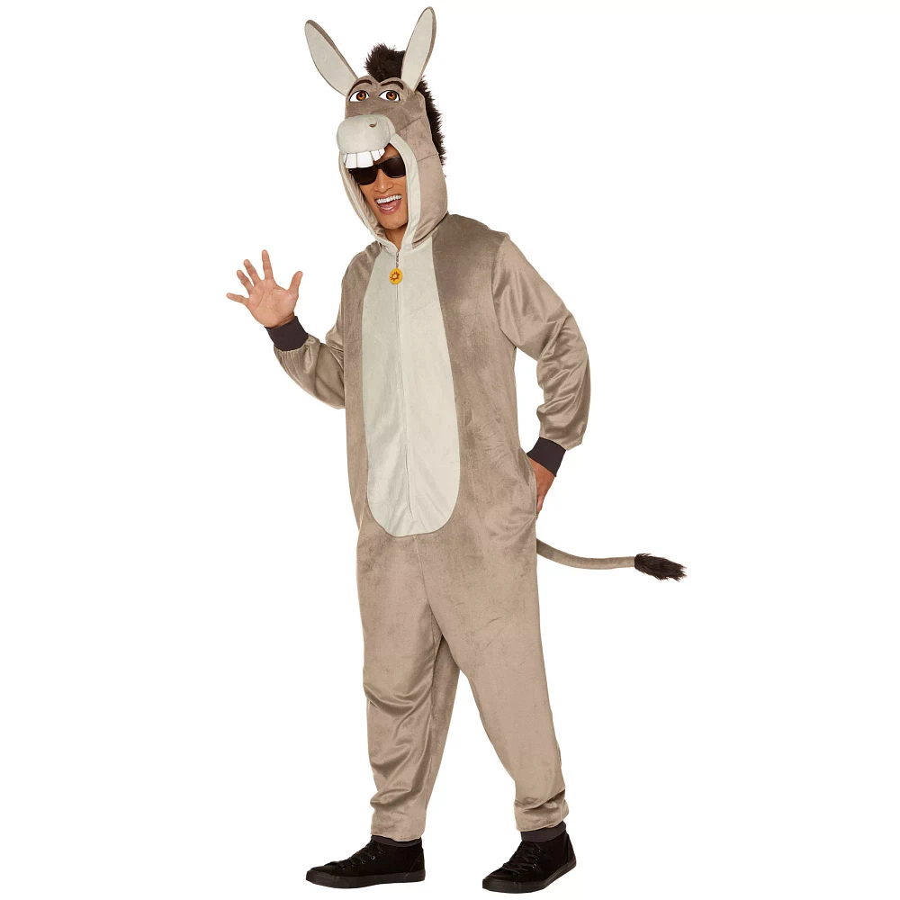 Adult Donkey Jumpsuit Costume - Shrek
