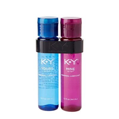 KY Yours And Mine Water-Based Lubricant 2 Pack