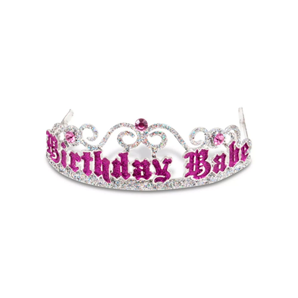 'Birthday Babe' Glitter Tiara