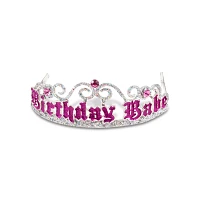 'Birthday Babe' Glitter Tiara