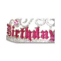 'Birthday Babe' Glitter Tiara