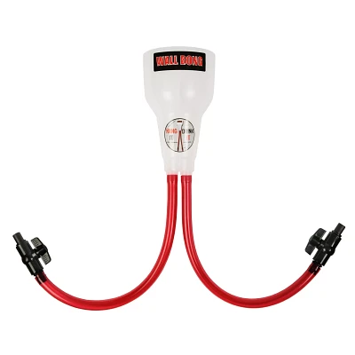 Wall Mounted Double Beer Bong - 22 Inch