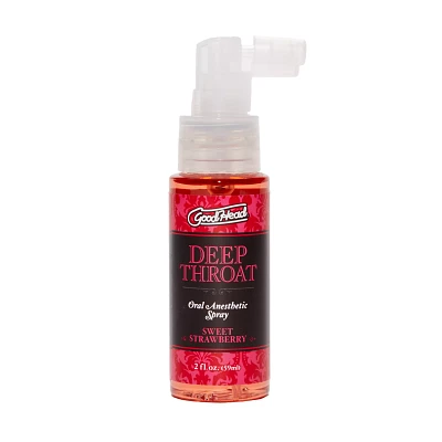 Good Head Menthol Strawberry Throat Numbing Spray - 2 oz.