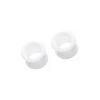 White Tunnel Plugs