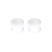 White Tunnel Plugs