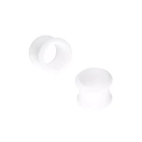 White Tunnel Plugs
