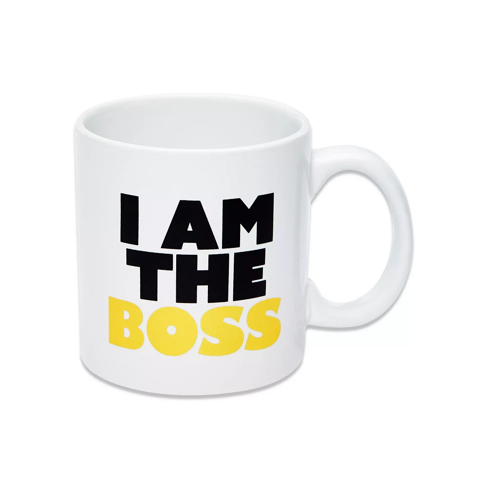 Oversized I Am the Boss Coffee Mug - 22 oz.