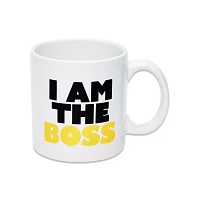 Oversized I Am the Boss Coffee Mug - 22 oz.
