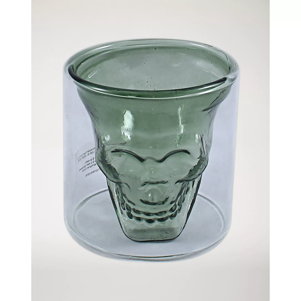 Clear Skull Shot Glass