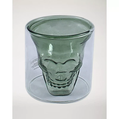 Clear Skull Shot Glass