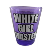 White Girl Wasted Shot Glass 3 oz