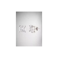 Square CZ Stud Earrings
