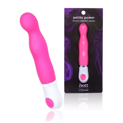 Petite Power 7 Function Waterproof Vibrator 6 Inch Pink - Hott Love Extreme
