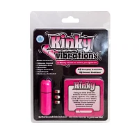 Kinky Vibrations Game With Waterproof Bullet Vibrator Pink
