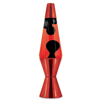 14.5 Inch Red and Black Lava Lamp
