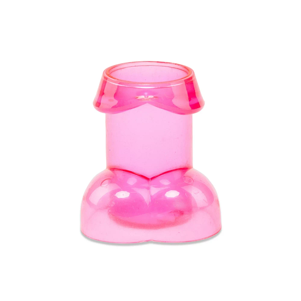 Pink Glow in the Dark Penis Shot Glass - 2 oz.