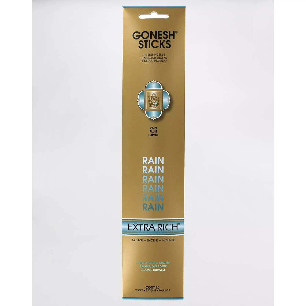 Extra Rich Rain Incense 20 Pack - Gonesh