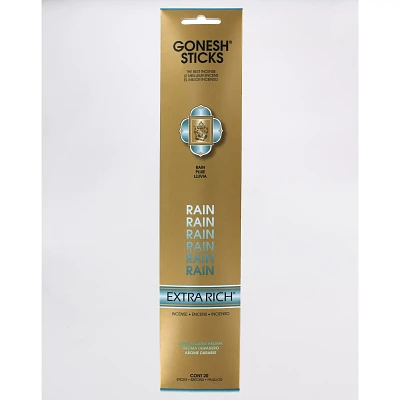 Extra Rich Rain Incense 20 Pack - Gonesh