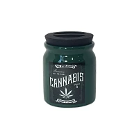 Hand-Picked Cannabis Leaf Stash Jar - 12 oz