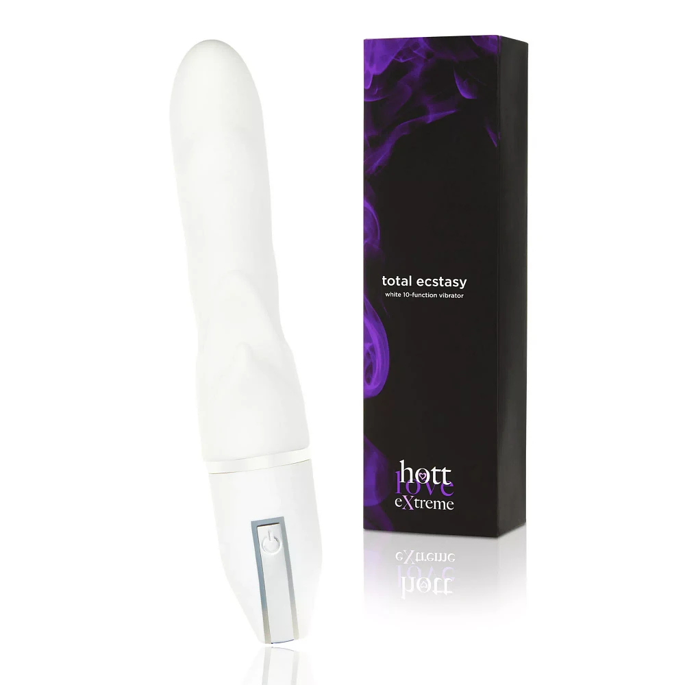 Total Ecstasy 10 Function Bendable Vibrator 8.5 Inch - Hott Love Extreme