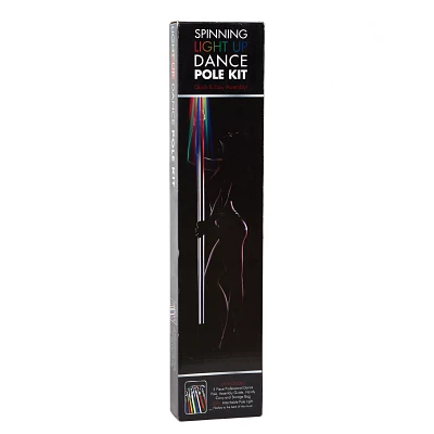 Spinning LED Light-Up Stripper Pole