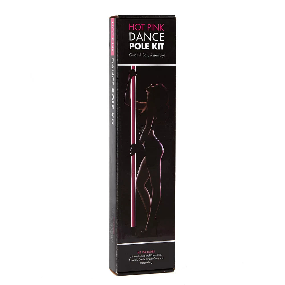 Stationary Pink Stripper Pole Kit