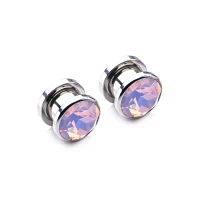 Pink Gem Screw Plugs - 00 Gauge