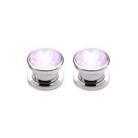 Pink Gem Screw Plugs - 00 Gauge