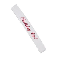 Lace Birthday Girl Sash