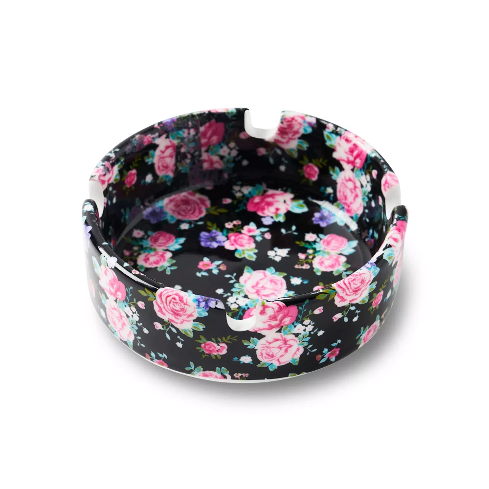 Floral Pattern Ashtray