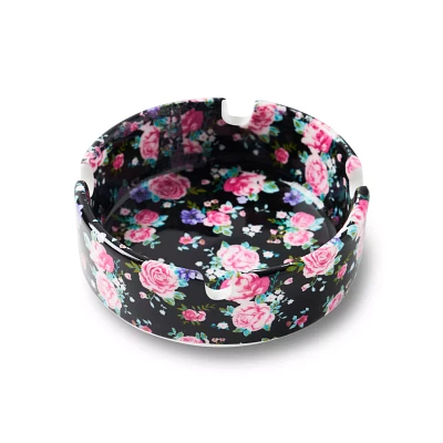 Floral Pattern Ashtray