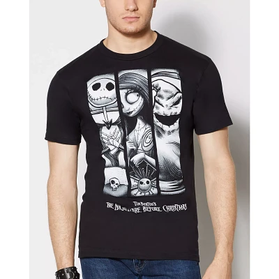 3 Panel Character The Nightmare Before Christmas T Shirt - Disney