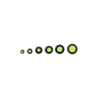 Neon Plugs Multi Gauge Set - 6 Pairs