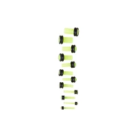 Neon Plugs Multi Gauge Set - 6 Pairs