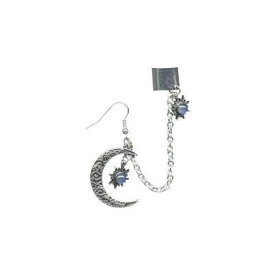Sun and Moon Cuff Earring