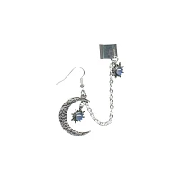 Sun and Moon Cuff Earring
