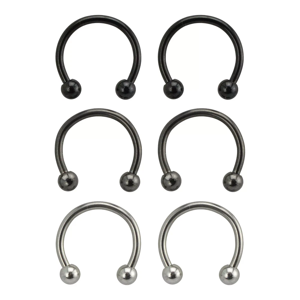 Horseshoe Rings - 6 Pack