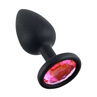 Booty Bling Jeweled Silicone Butt Plug 3 Inch - Hott Love