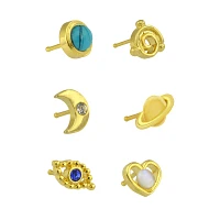 Celestial Nose Bone Studs - 6 Pack