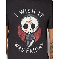 I Wish It Was Friday Jason Voorhees T Shirt - the 13th