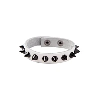 Black and White Spike Bracelets - 2 Pack