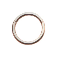 Rose Goldplated Seamless Ring - 16 Gauge