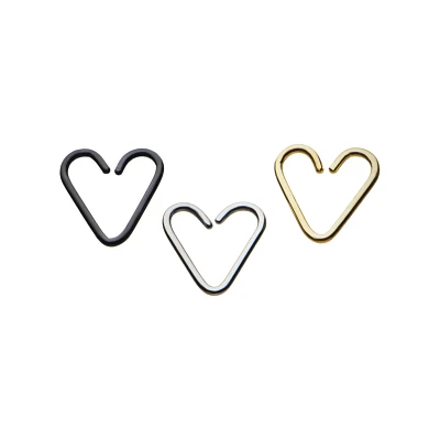Heart Seamless Rings - 18 Gauge