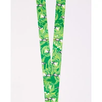 Peace Among Worlds Lanyard - Rick and Morty
