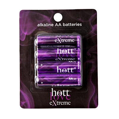 AA Batteries 4 Pack - Hott Love Extreme